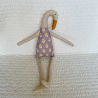 18" Sand Runner Duck in Light Purple Daisy