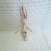 8" Sand Strawberry Bunny in Pink Berry