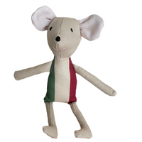8" Sand Italian Flag Mouse