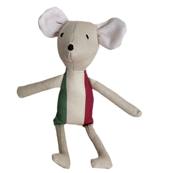 8" Sand Italian Flag Mouse