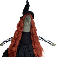*Preorder* Witch with long red hair and striped arms