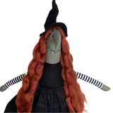 *Preorder* Witch with long red hair and striped arms