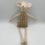 18" Sand Strawberry Ana Mouse in Clay