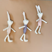 8" Sand Tiny Daisy Bunny in Pale Pink