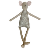 18" Sand Wildflower Mouse in Gray