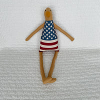 18" Honey USA American Flag Doll