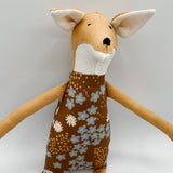 18" Honey Forget-Me-Not Fox in nutmeg