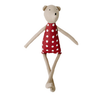 18" Tan Barnacle Bear in Berry