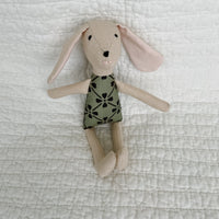 8" Sand Lucky Dog in Mint Green