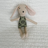 8" Sand Lucky Dog in Mint Green