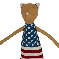 18" Honey USA American Flag Doll