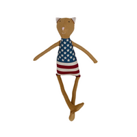 18" Honey USA American Flag Doll