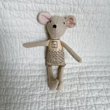8" Sand Science Mouse in Buttercream Yellow