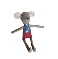 8" Clay Samoan Flag Mouse