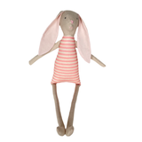 18" Sand Kale Stripe Rabbit in Pink