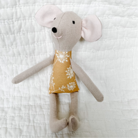 8" Tan Dill Mouse in Tan