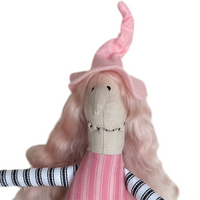 Pink Stripe Witch