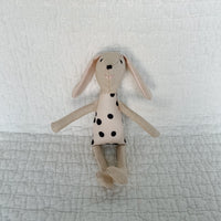 8" Sand Dalmatian Dog Large Dot