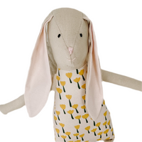 18" Sand Tulip Rabbit in Yellow