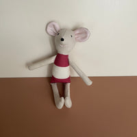 8" Sand Austrian Flag Mouse