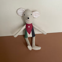 8" Sand Jordanian Flag Mouse