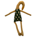 18" Mustard Runner Duck in Green