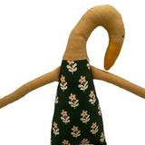 18" Mustard Runner Duck in Green