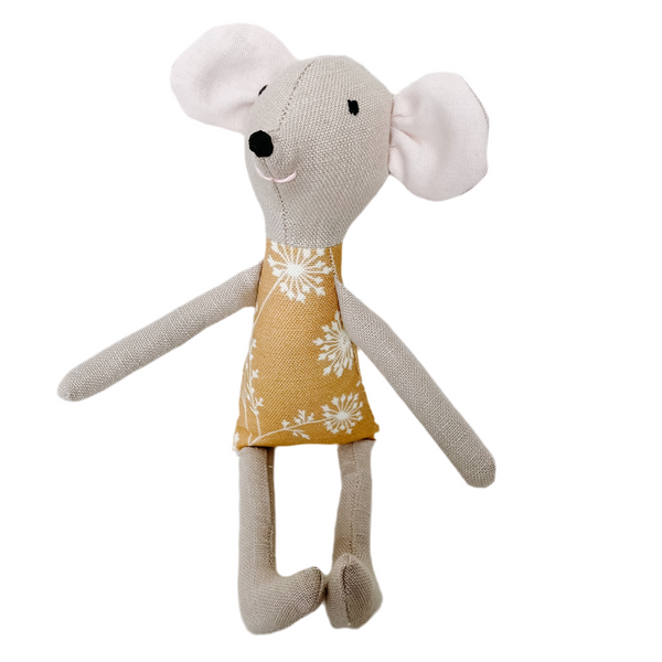 8" Tan Dill Mouse in Tan