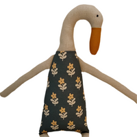 18" Sand Runner Duck in Colonial Blue Daisy