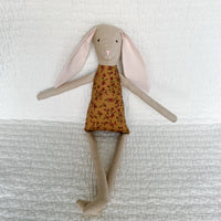 18" Tan Rose Patch Rabbit in Toast