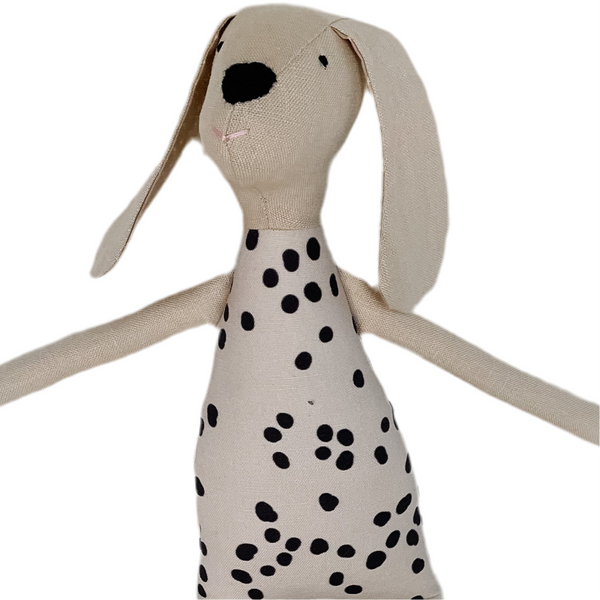 18" Sand Dalmatian Dog Small Dot