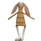 18" Sand RicRac Rabbit in Yellow