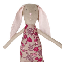 18" Tan Comfrey Rabbit in Olive