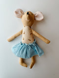 8" Doll Skirt in light blue