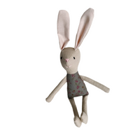 8" Sand Rose Patch Bunny in Green