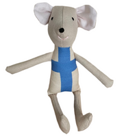 8" Sand Finnish Flag Mouse