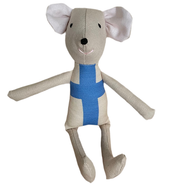 8" Sand Finnish Flag Mouse