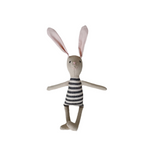 8" Sand Kale Stripe Bunny in Black
