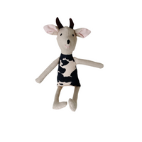 8" Sand Cow in Black