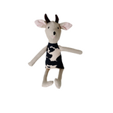 8" Sand Cow in Black