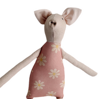 18" Pale Pink Pig in Pink Daisy