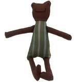 8" Brown Bufo Toad in Green