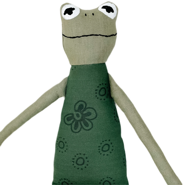 18" Green Happy Frog