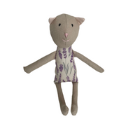 8" Sand Lavender Cat
