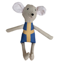 8" Sand Swedish Flag Mouse