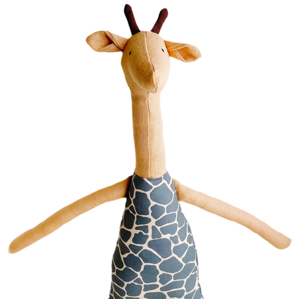 22” Honey North Giraffe in Blue