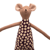18" Rosewood Strawberry Ana Mouse in Purple