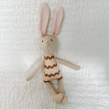8" Sand RicRac Bunny in Brown