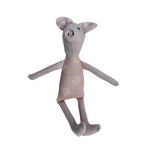 8" Pale Pink Pig in Pale Pink Daisy