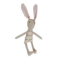 8" Sand RicRac Bunny in Mint